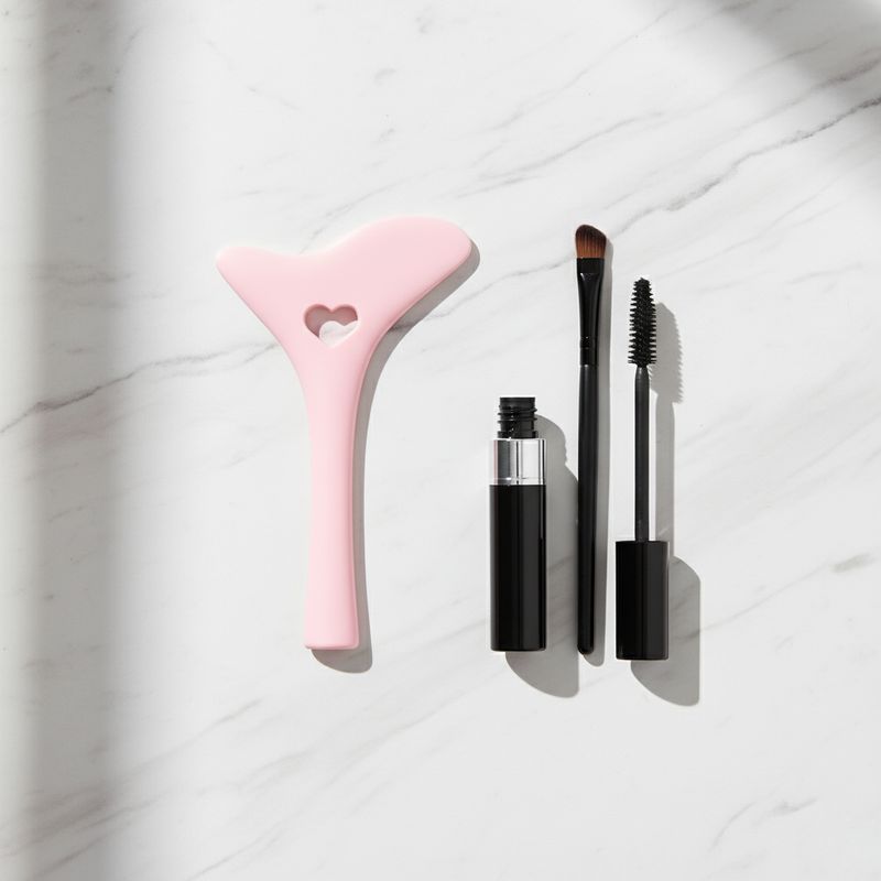 delineador de silicone, molde delineador, ferramenta maquiagem, delineado perfeito, acessório maquiagem, molde batom, delineador reutilizável, molde olhos e lábios, beauty tool silicone, acessório beauty tool