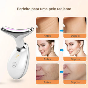 Rejuvenescedor Facial Com Terapia Térmica e Estimulação Muscular