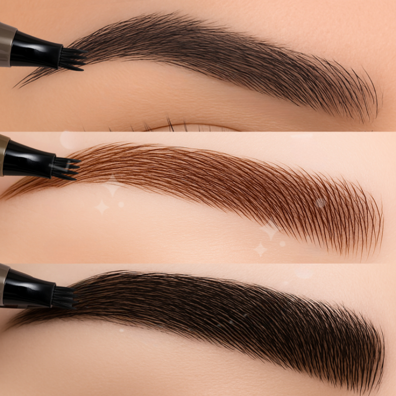 Caneta para Sobrancelha Fio a Fio à Prova d’Água Makeup