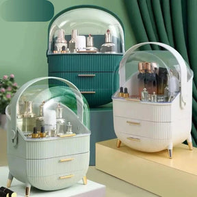 Maleta 3 Compartimentos Maquiagem Cosmético Alça Perfeito para Viagem