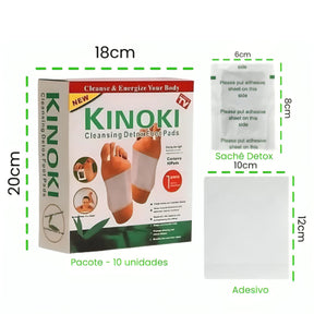 Kit Adesivo Para Os Pés Eliminador de Toxinas
