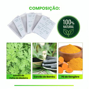 Kit Adesivo Para Os Pés Eliminador de Toxinas