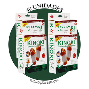 Kit Adesivo Para Os Pés Eliminador de Toxinas