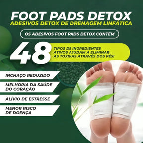 Kit Adesivo Para Os Pés Eliminador de Toxinas