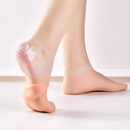 meias de silicone, meia hidratante pés, cuidados com os pés, calcanhar rachado, spa dos pés, meia gel hidratante, tratamento para pés secos, protetor de calcanhar, meia spa doméstico, regenerador de pele pés
