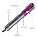 airwrap styler, escova secadora 5 em 1, modelador de cabelo, escova de ar quente, secador multifuncional, alisador e modelador, escova elétrica cabelo, escova cerâmica, modelador profissional, airwrap 5 em 1
