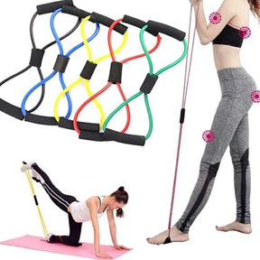 Kit5 Elástico de Treino Mini Band + Elástico Tensão Extensor Exercício Treino Funcional Fisioterapia