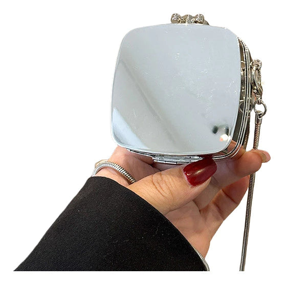 Mini Bolsa De Ombro De Metal Bolsas Feminina Pequena YB-001