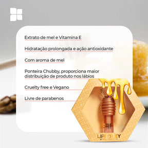 Gloss LipHoney Fran By Franciny Ehlke - Lip Honey