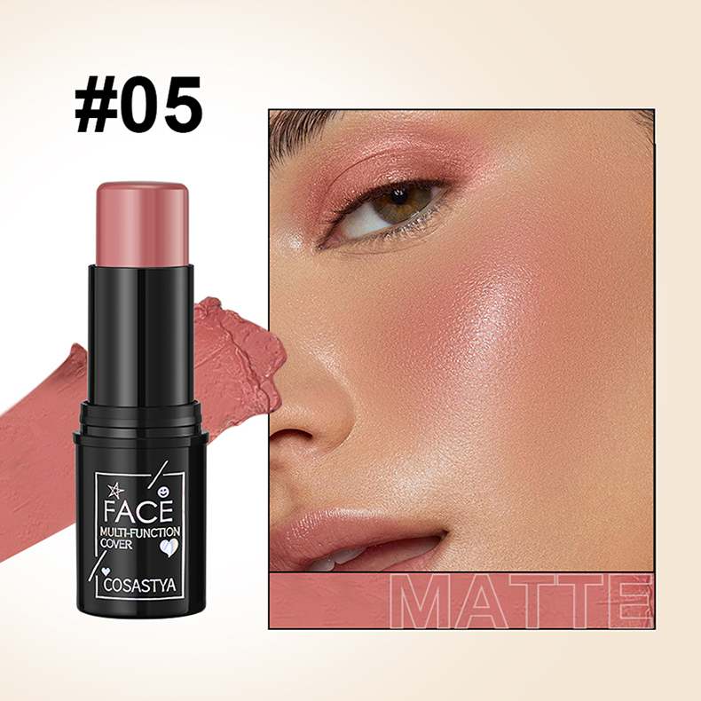 bastão de maquiagem, maquiagem 3 em 1, blush em bastão, sombra cremosa, batom cremoso, maquiagem à prova d’água, maquiagem multifuncional, maquiagem prática, bastão multifuncional, beleza feminina