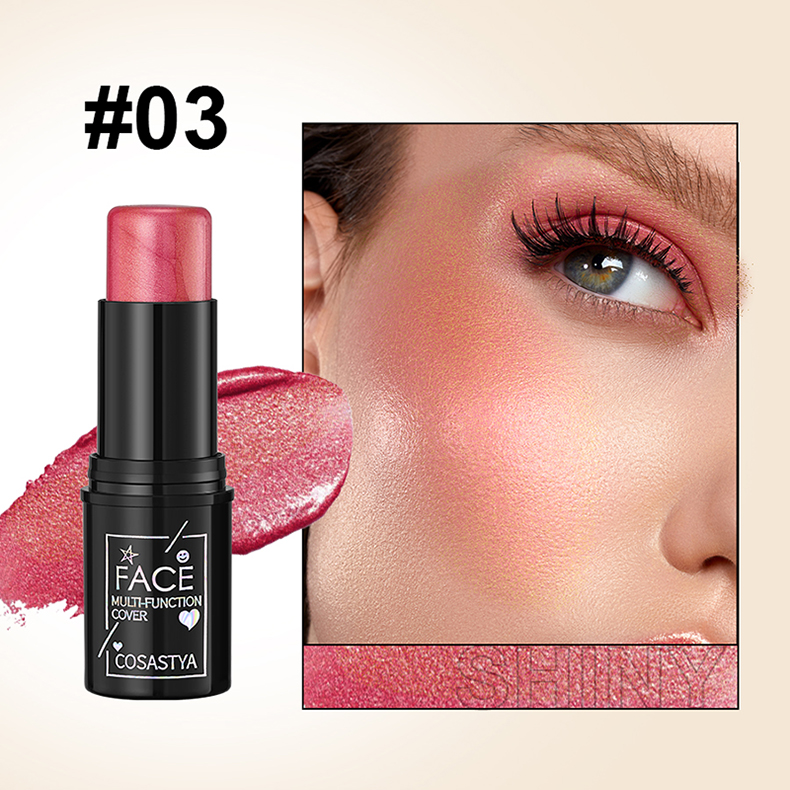 bastão de maquiagem, maquiagem 3 em 1, blush em bastão, sombra cremosa, batom cremoso, maquiagem à prova d’água, maquiagem multifuncional, maquiagem prática, bastão multifuncional, beleza feminina