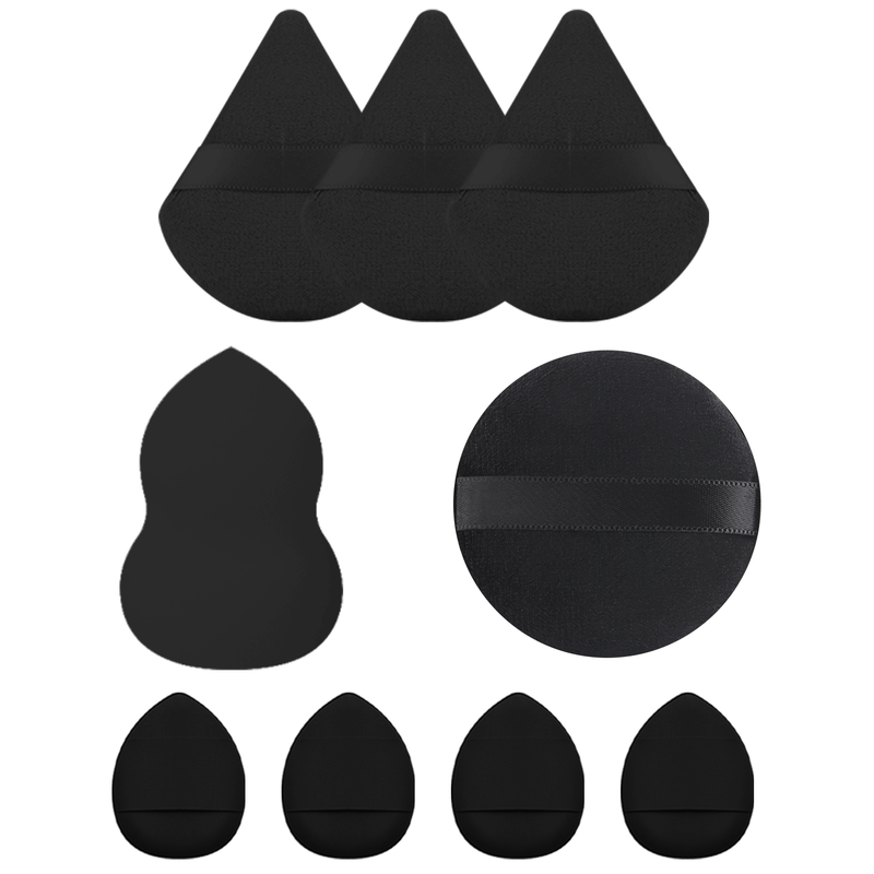 kit esponjas maquiagem, esponja de maquiagem, puff de pó facial, esponja beauty blender, kit maquiagem profissional, esponja molhada e seca, aplicador de base, acessório de maquiagem, conjunto de esponjas, puff facial maquiagem