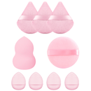 kit esponjas maquiagem, esponja de maquiagem, puff de pó facial, esponja beauty blender, kit maquiagem profissional, esponja molhada e seca, aplicador de base, acessório de maquiagem, conjunto de esponjas, puff facial maquiagem