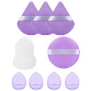 kit esponjas maquiagem, esponja de maquiagem, puff de pó facial, esponja beauty blender, kit maquiagem profissional, esponja molhada e seca, aplicador de base, acessório de maquiagem, conjunto de esponjas, puff facial maquiagem